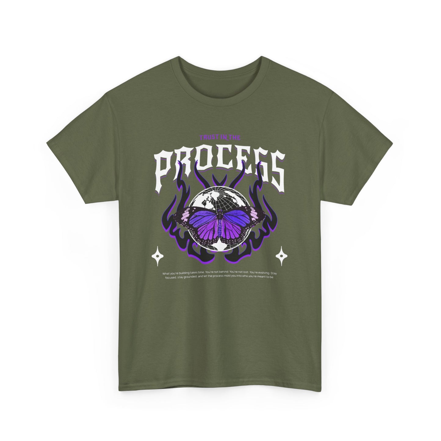 Trust In The Process Butterfly Cotton Tee