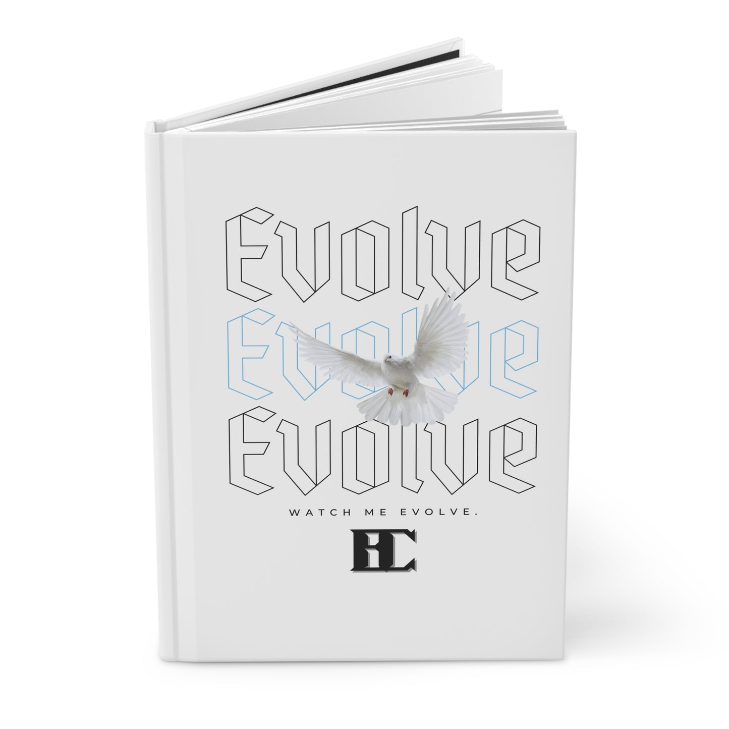 Dove Design Hardcover Journal Matte (Blue)