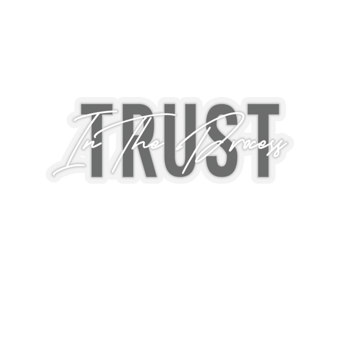 Trust In The Process Stickers