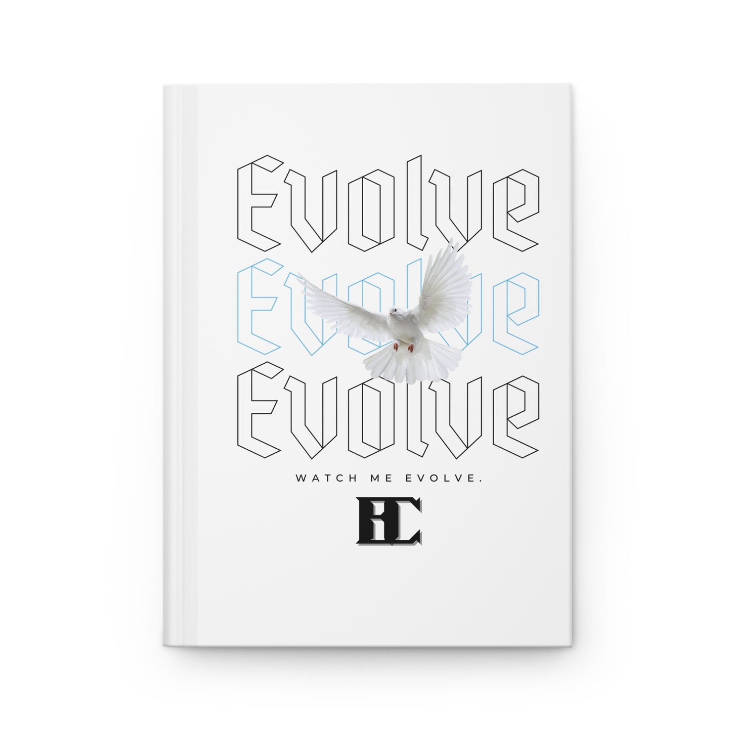 Dove Design Hardcover Journal Matte (Blue)