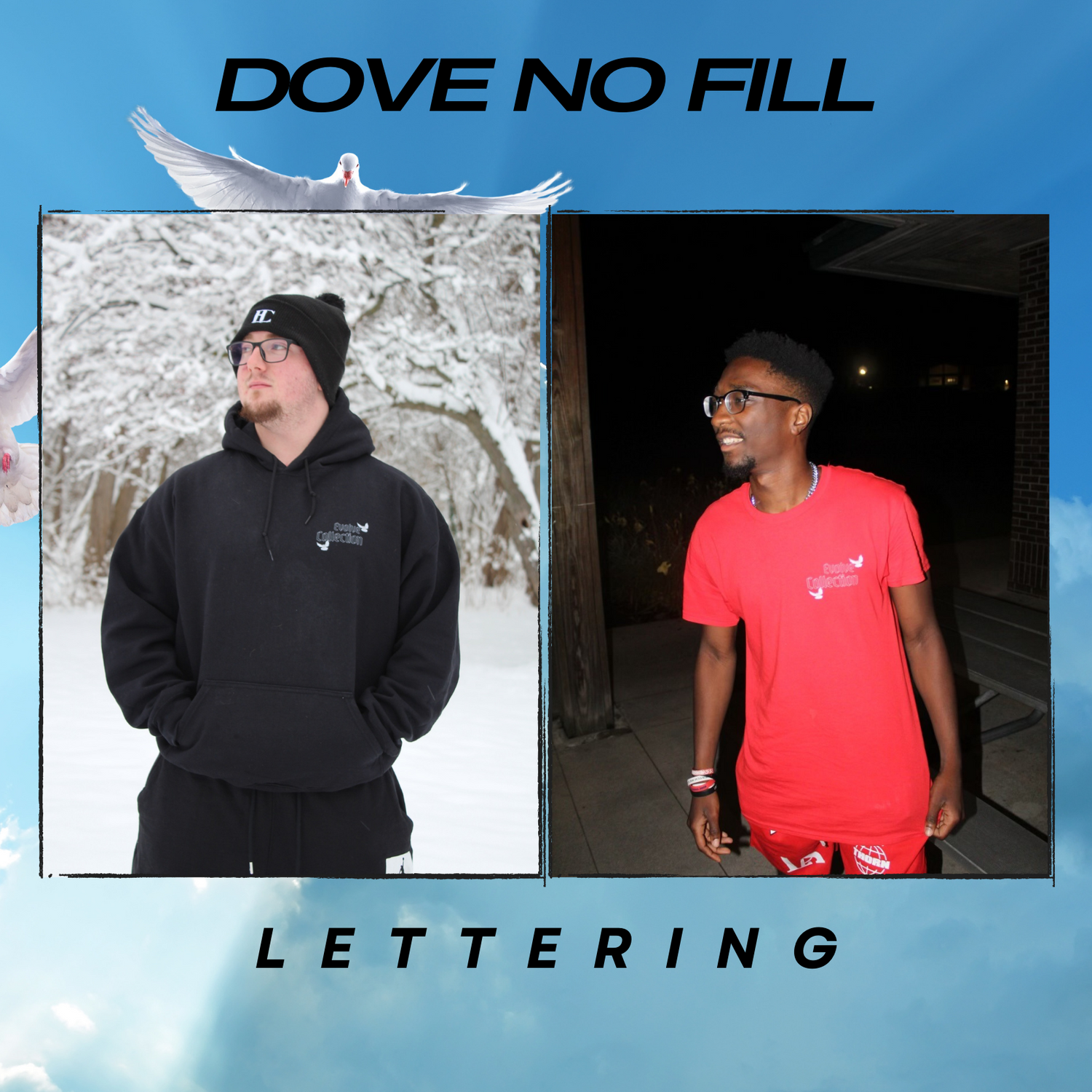 Dove No Fill Letters