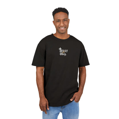 Trust And Obey. Washed Heavy Oversize Tee