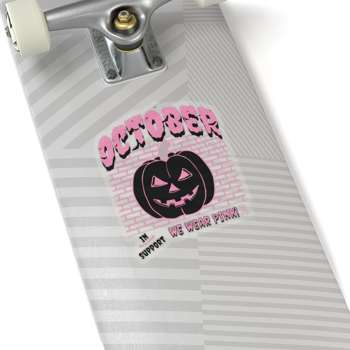 Pumpkin Pink Support Stickers