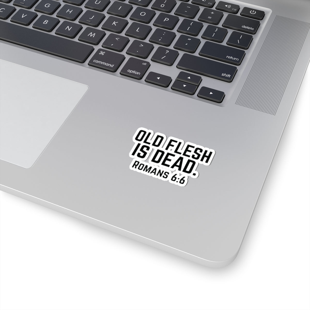 Old Flesh Is Dead Romans 6:6 Stickers