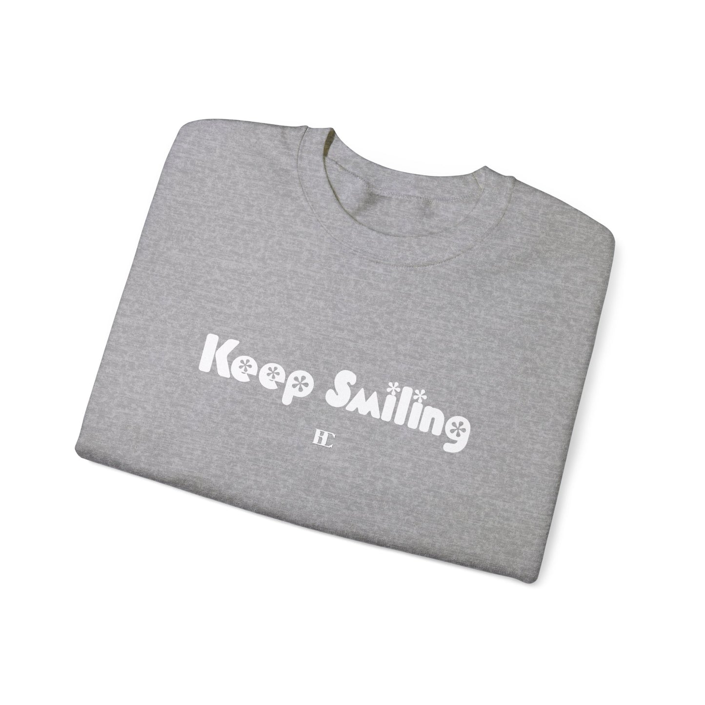 Keep Smiling Crewneck Sweatshirts