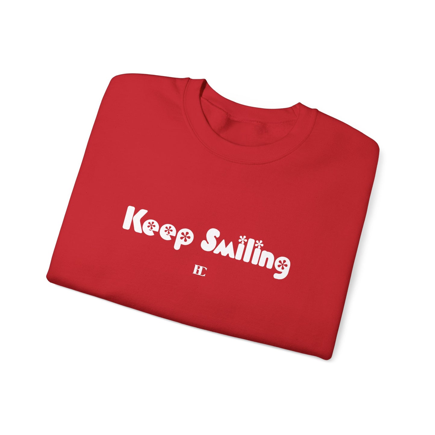 Keep Smiling Crewneck Sweatshirts