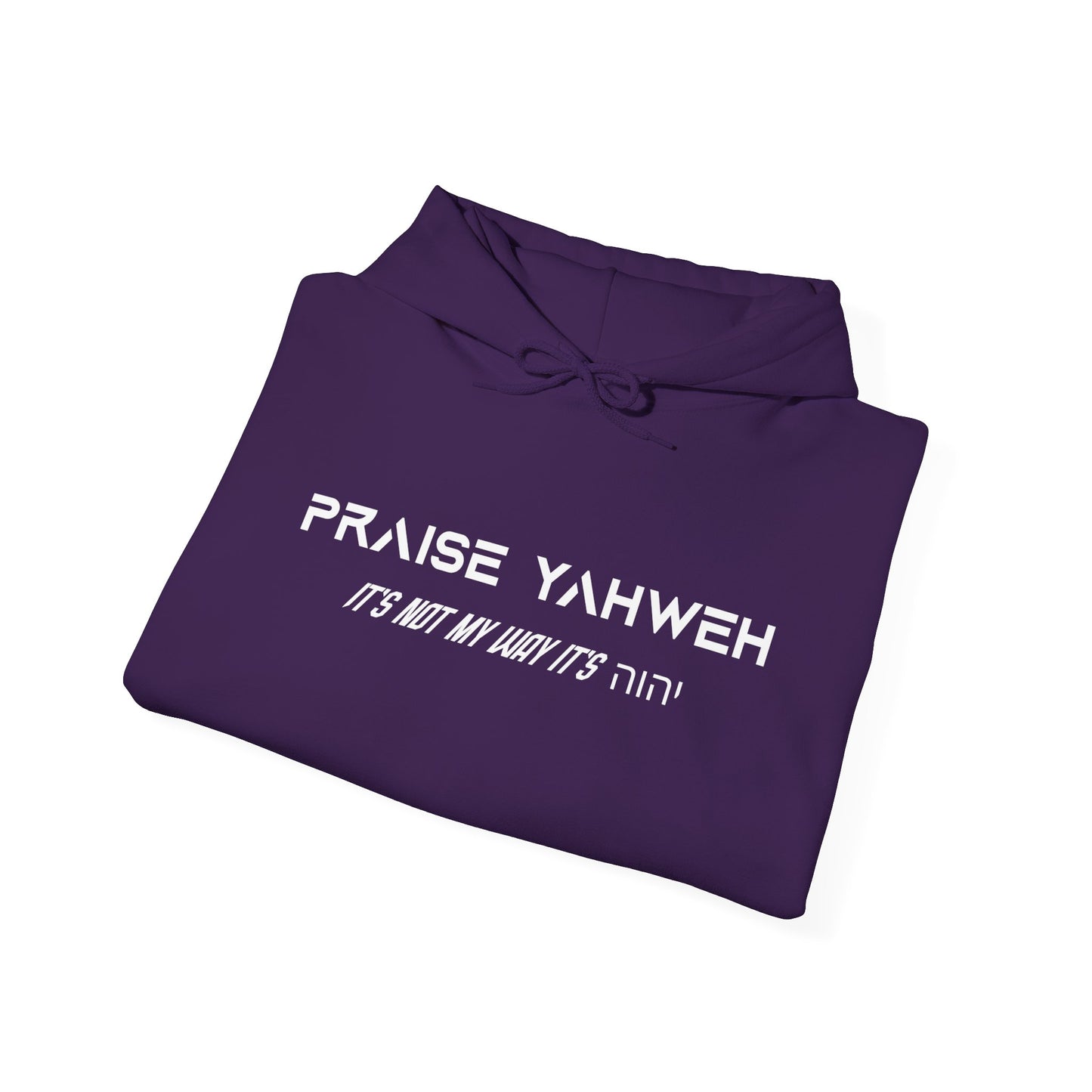 Its Not My Way Its Yahweh Hoodie