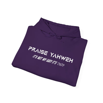 Its Not My Way Its Yahweh Hoodie