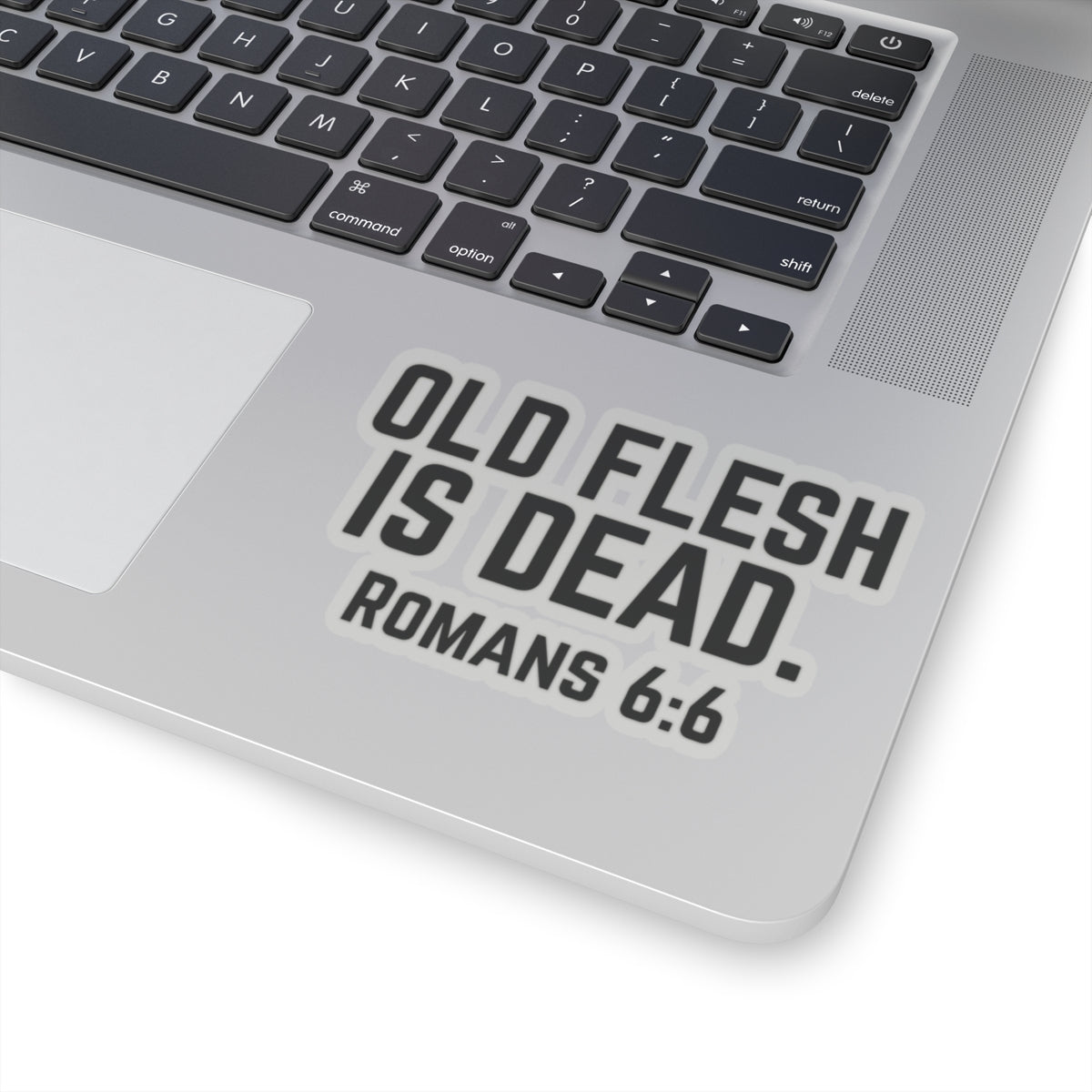 Old Flesh Is Dead Romans 6:6 Stickers