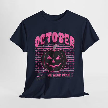 Pumpkin Pink Support Cotton Tee