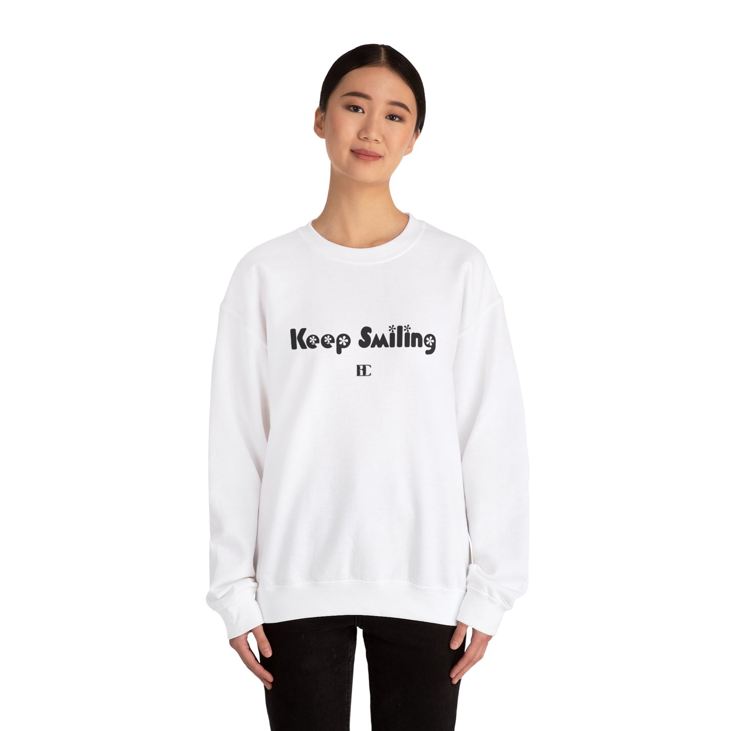 Keep Smiling Crewneck Sweatshirts