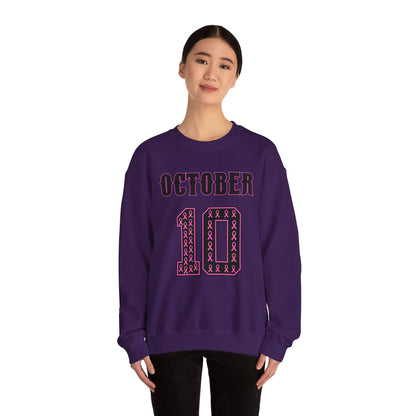 October Jersey 10 Crewneck Sweatshirt