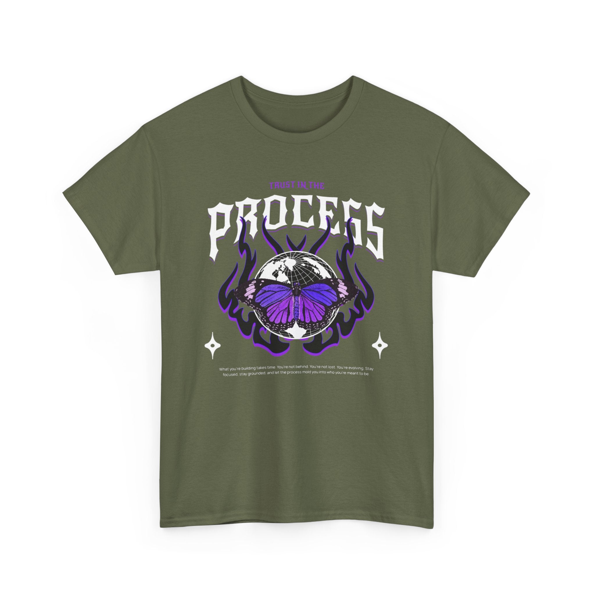 Trust In The Process Butterfly Cotton Tee