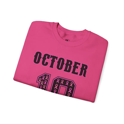 October Jersey 10 Crewneck Sweatshirt