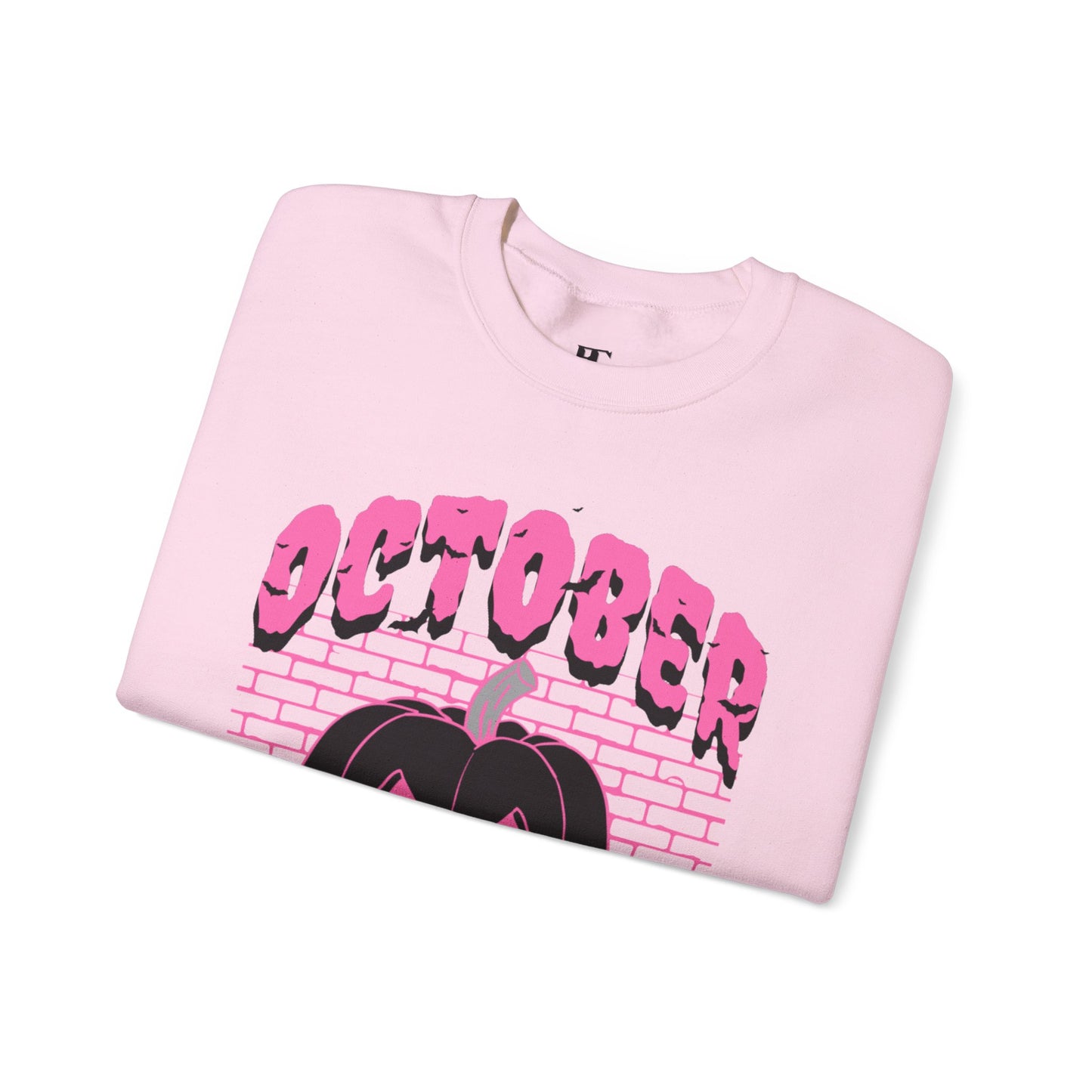 Pumpkin Pink Support Crewneck Sweatshirt