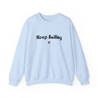 Keep Smiling Crewneck Sweatshirts