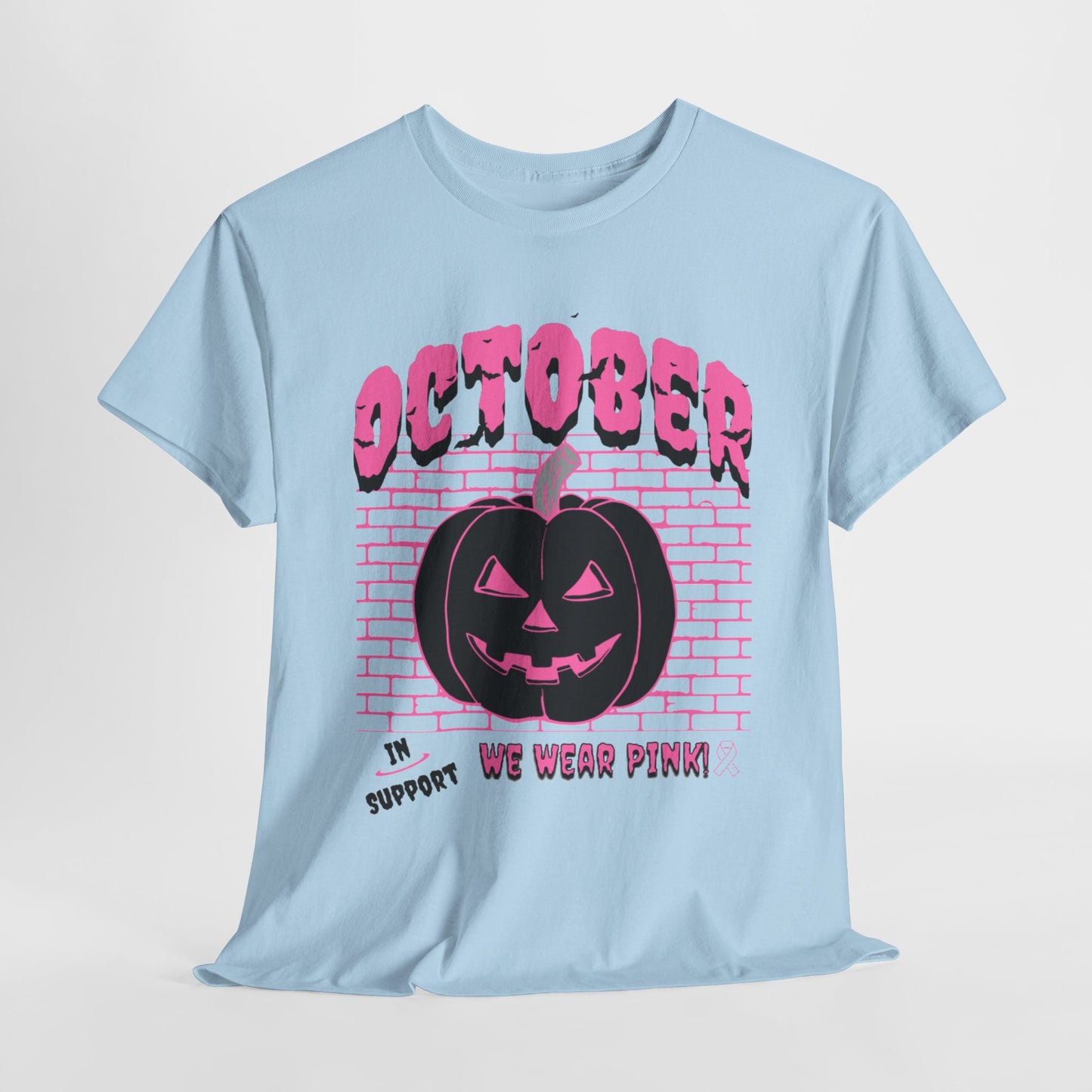 Pumpkin Pink Support Cotton Tee