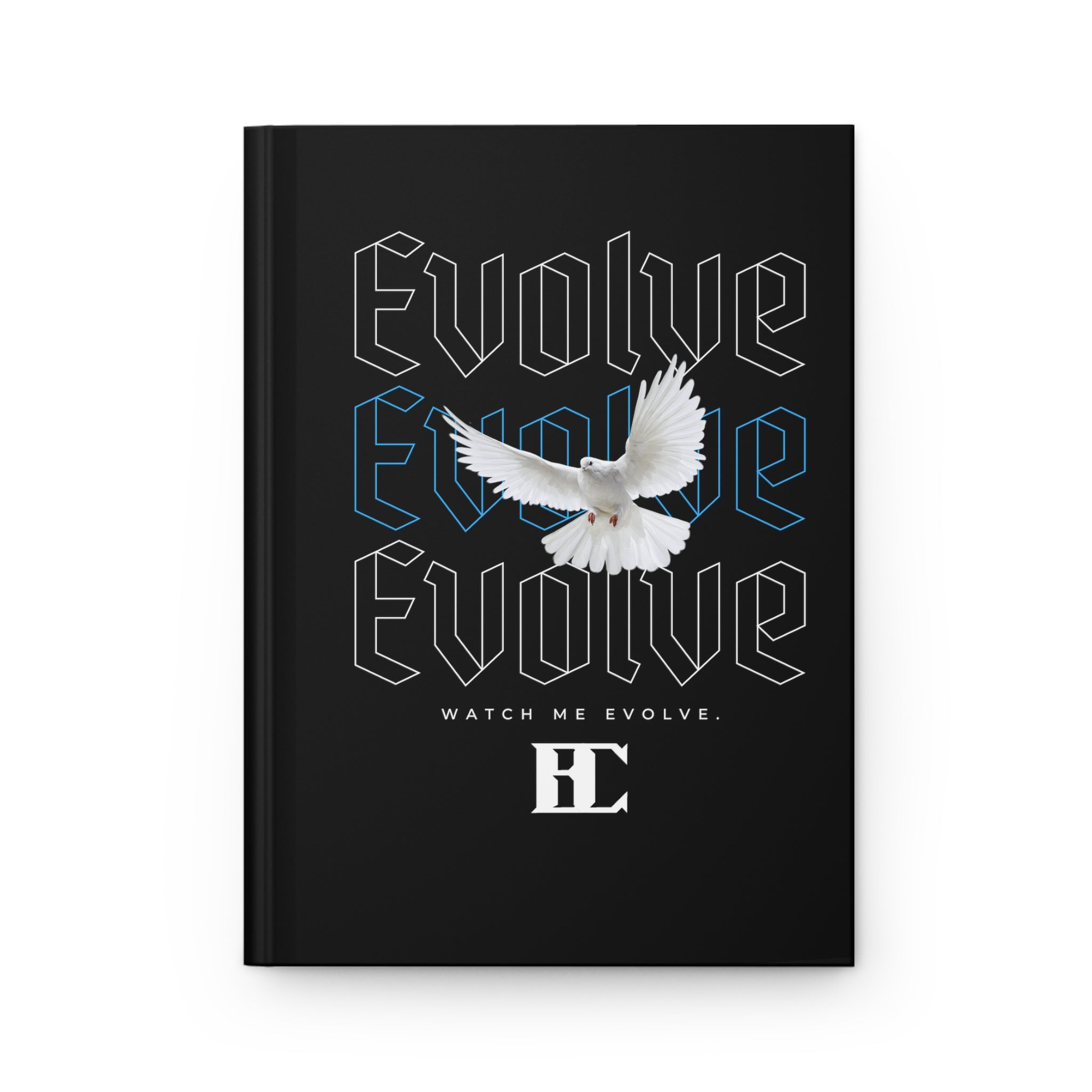 Dove Design Hardcover Journal Matte (Blue)