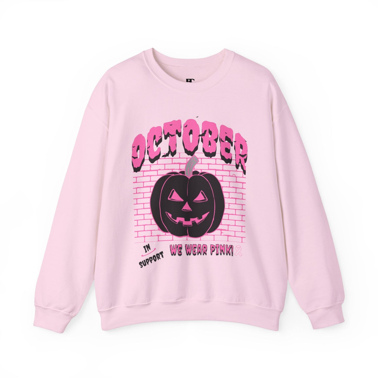 Pumpkin Pink Support Crewneck Sweatshirt