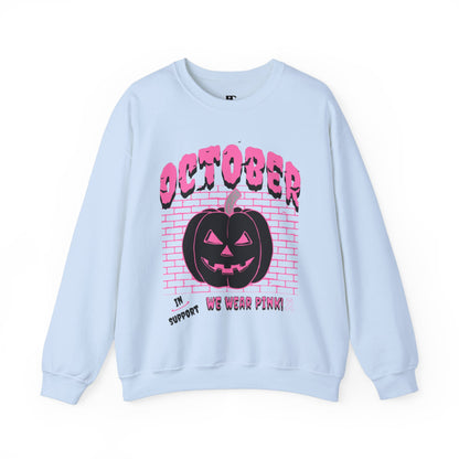 Pumpkin Pink Support Crewneck Sweatshirt