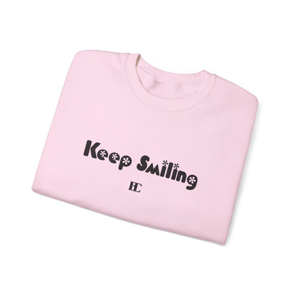 Keep Smiling Crewneck Sweatshirts