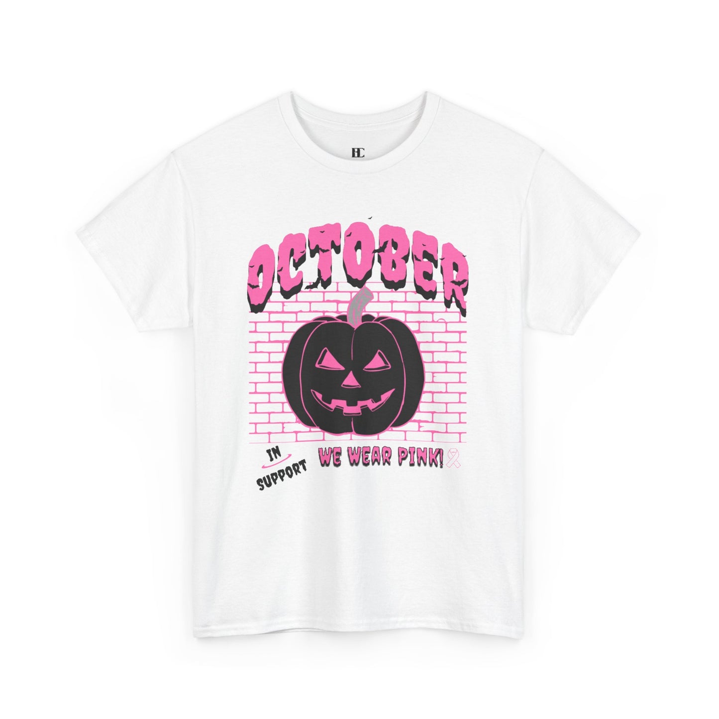 Pumpkin Pink Support Cotton Tee