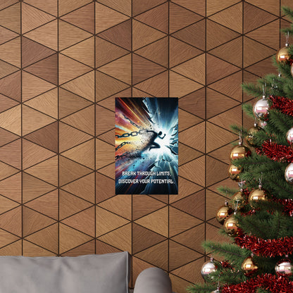 Break Through Limits Matte Vertical Posters