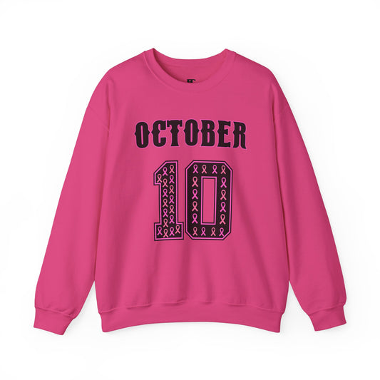 October Jersey 10 Crewneck Sweatshirt