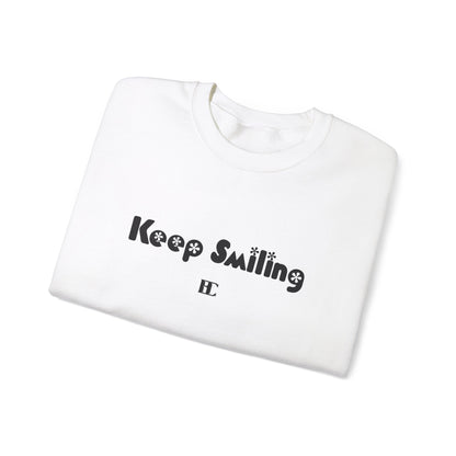 Keep Smiling Crewneck Sweatshirts