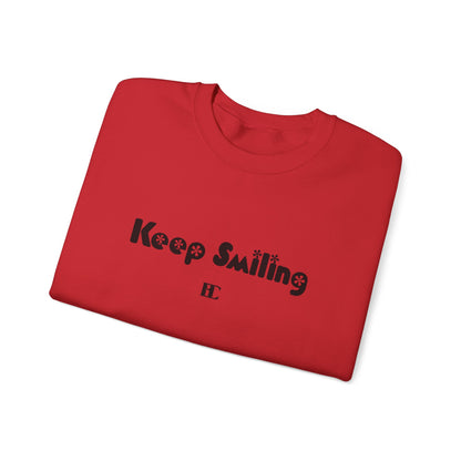 Keep Smiling Crewneck Sweatshirts