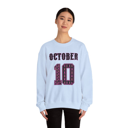 October Jersey 10 Crewneck Sweatshirt
