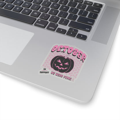 Pumpkin Pink Support Stickers