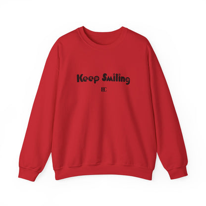 Keep Smiling Crewneck Sweatshirts