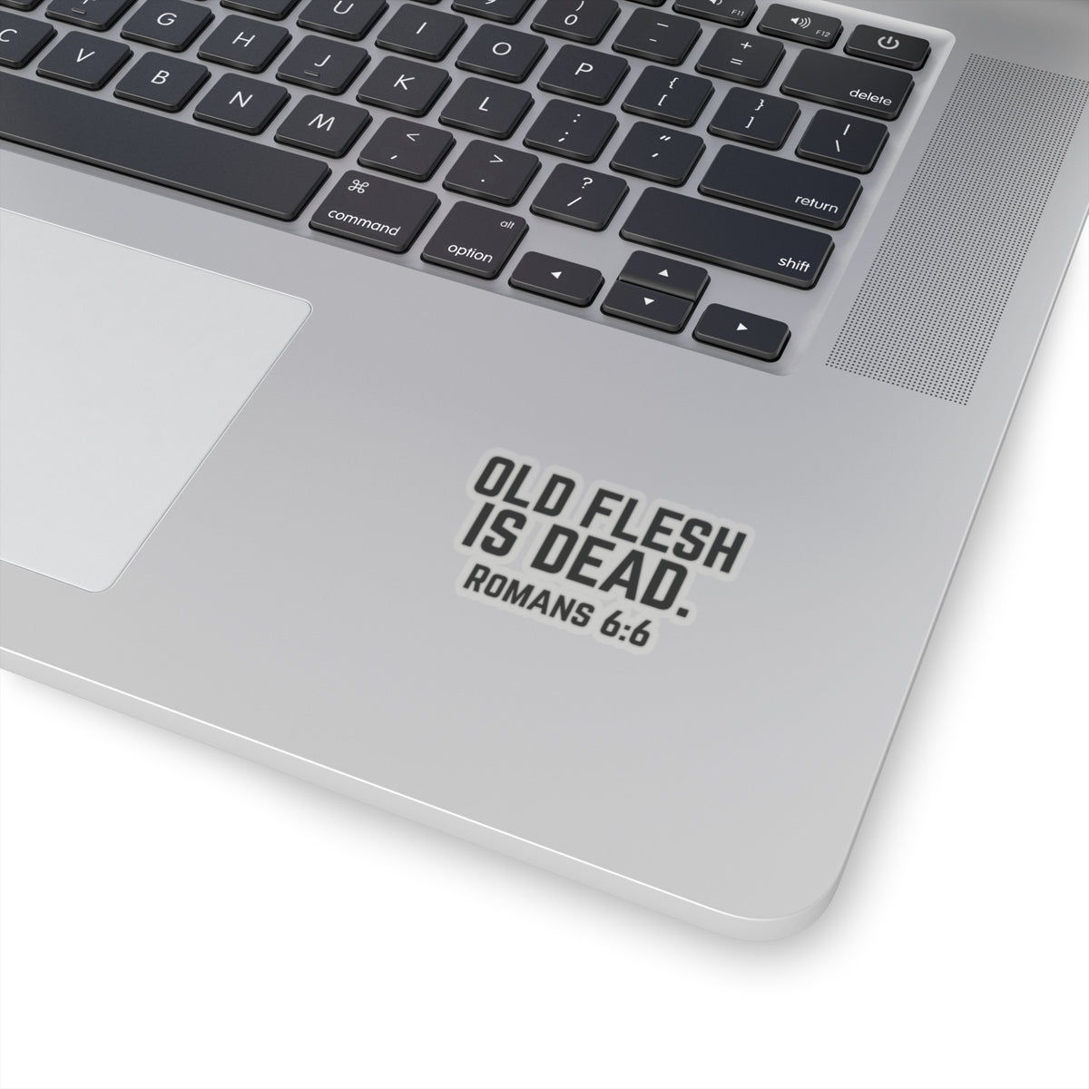 Old Flesh Is Dead Romans 6:6 Stickers