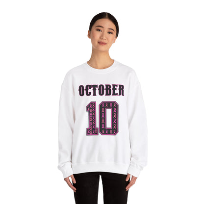 October Jersey 10 Crewneck Sweatshirt