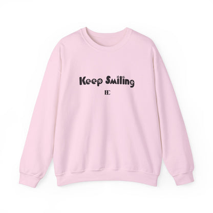 Keep Smiling Crewneck Sweatshirts