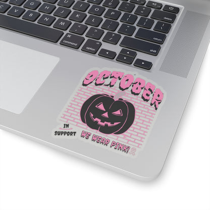 Pumpkin Pink Support Stickers