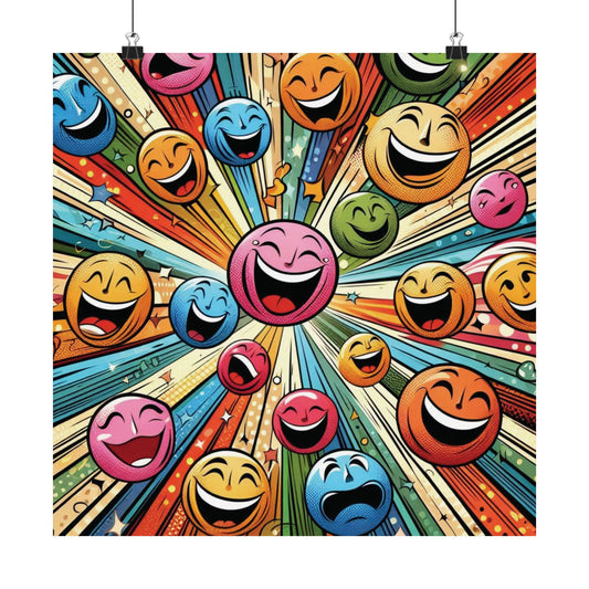 Keep Smiling Premium Matte Vertical Posters Style 2