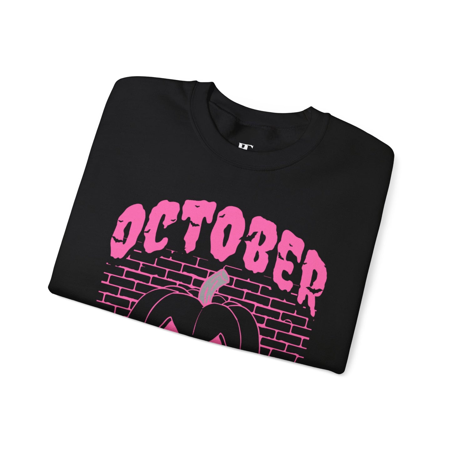 Pumpkin Pink Support Crewneck Sweatshirt