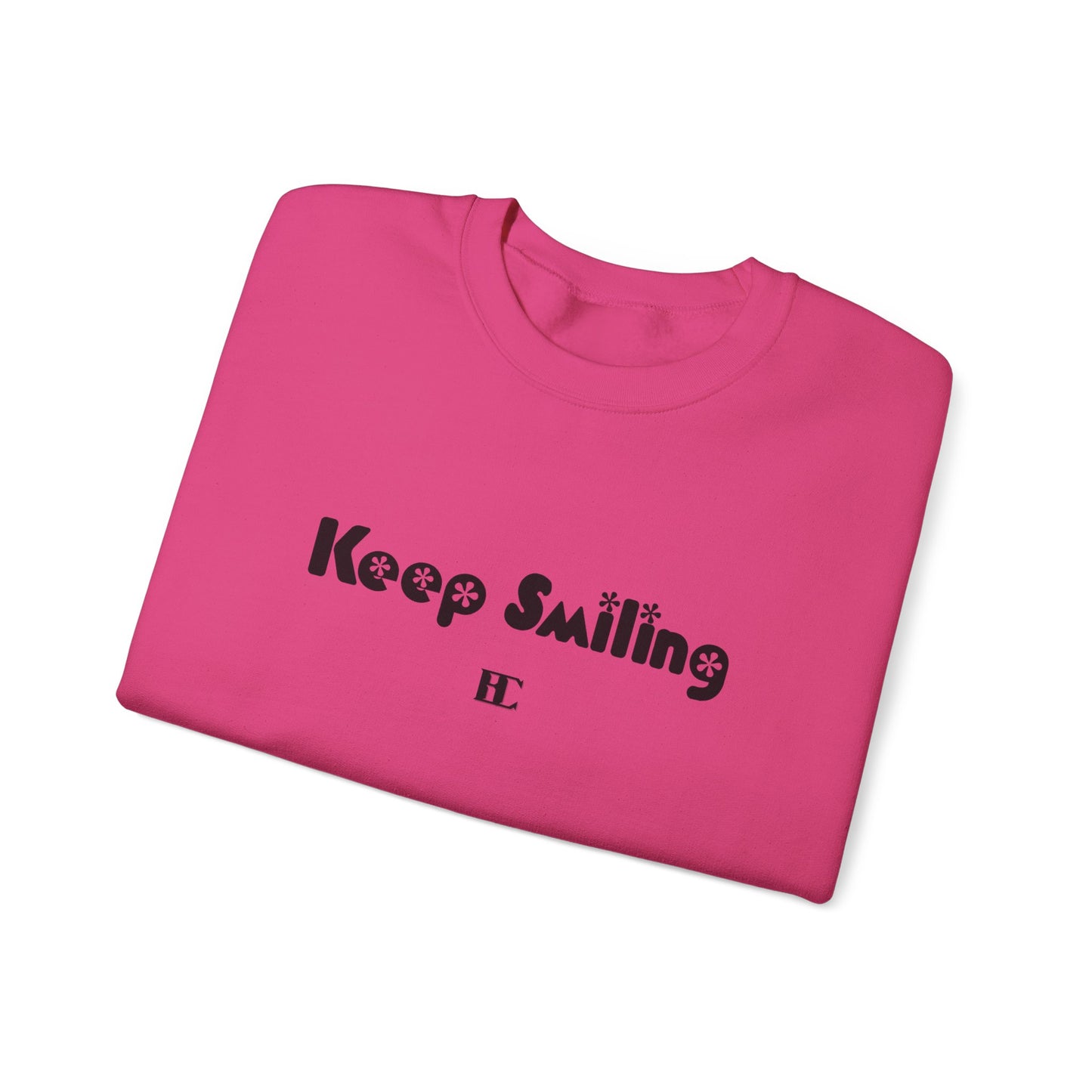 Keep Smiling Crewneck Sweatshirts