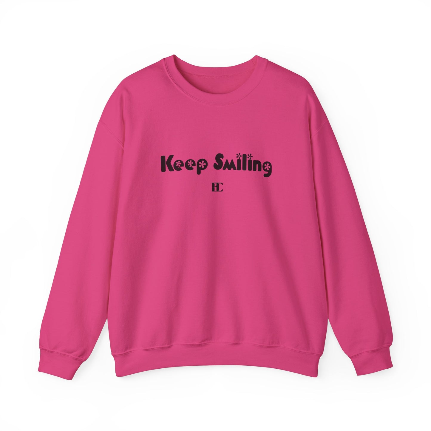 Keep Smiling Crewneck Sweatshirts