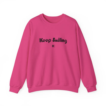 Keep Smiling Crewneck Sweatshirts