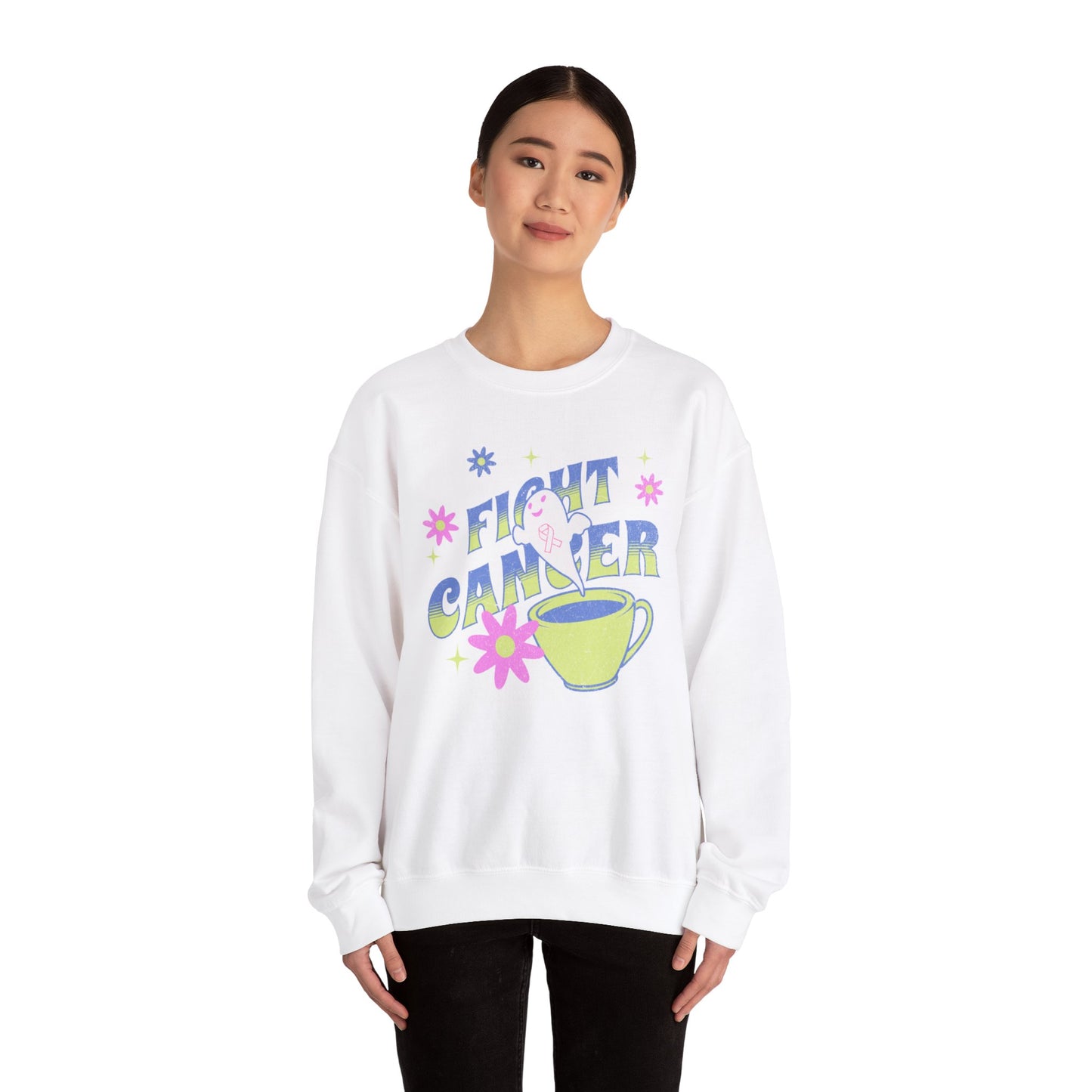 Fight Cancer Crewneck Sweatshirt