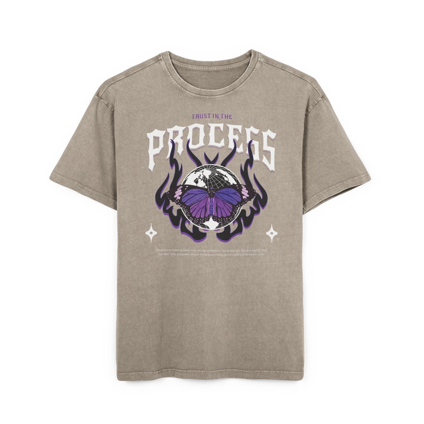 Trust In The Process Butterfly Heavy Oversize Tee