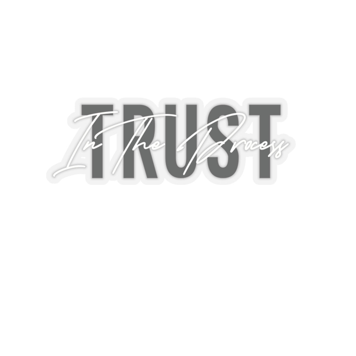 Trust In The Process Stickers
