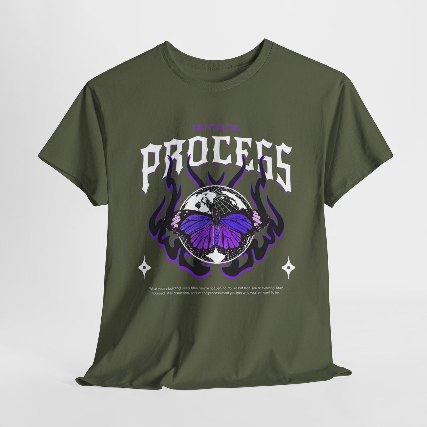 Trust In The Process Butterfly Cotton Tee