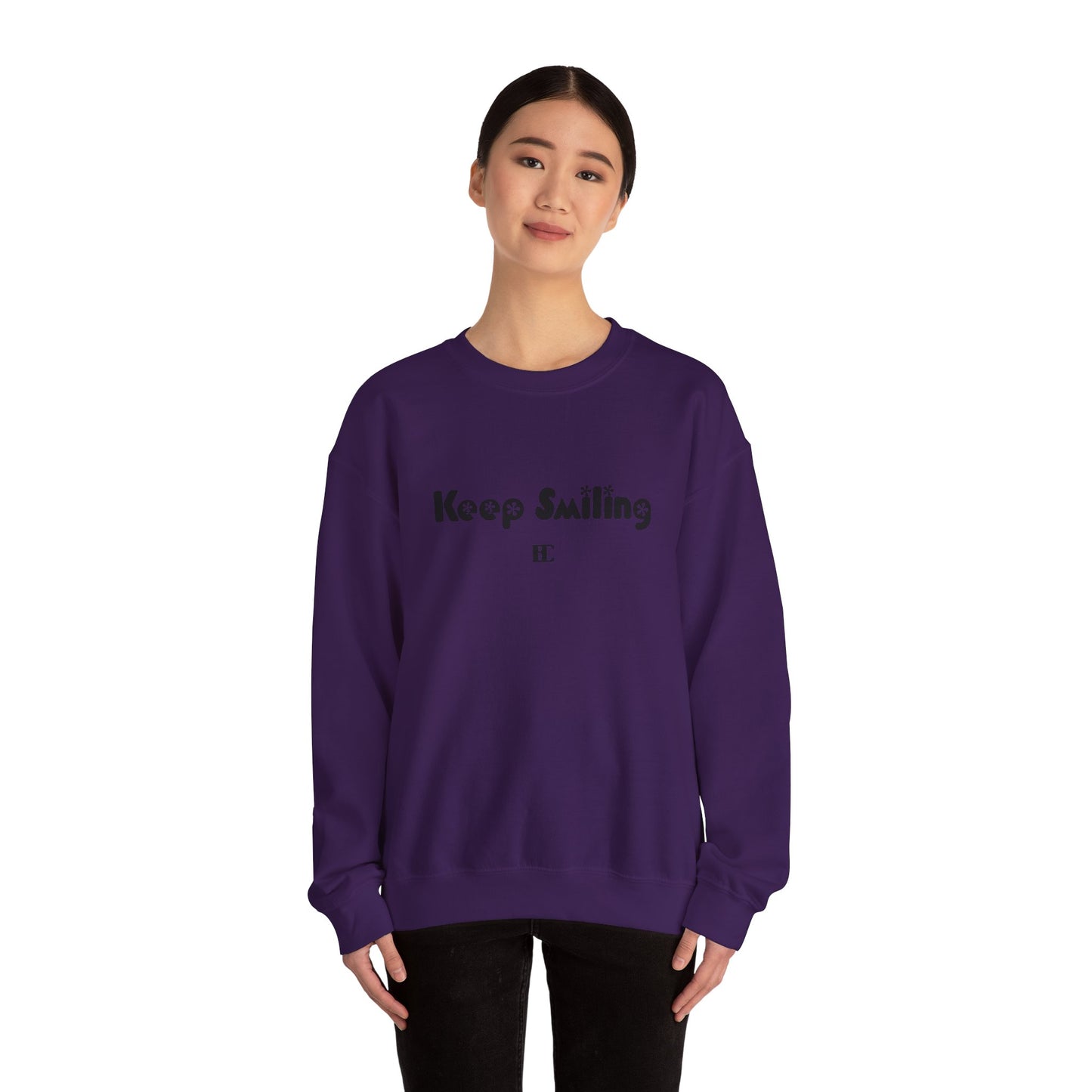 Keep Smiling Crewneck Sweatshirts