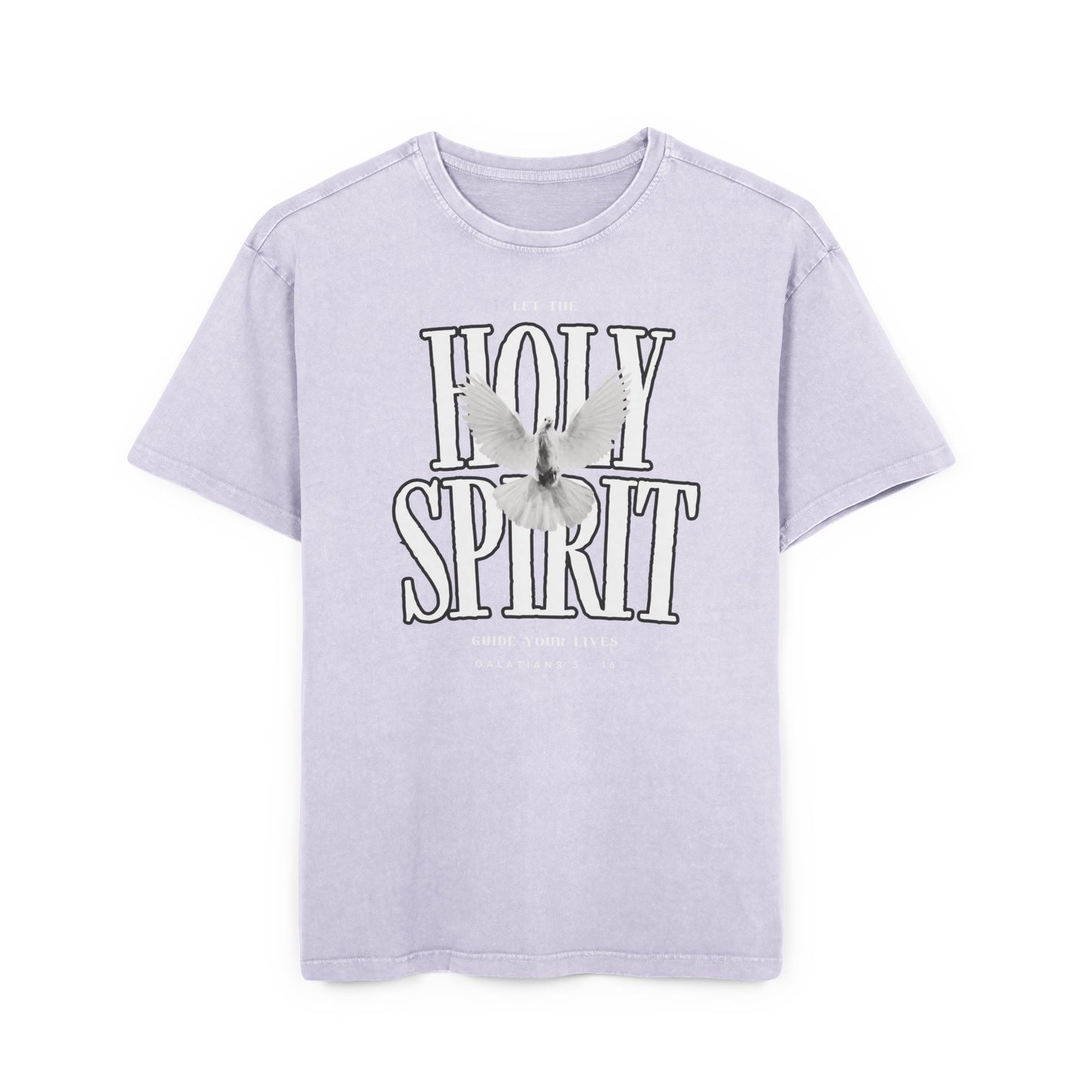 Guided By The Holy Spirit Washed Heavy Oversize Tee