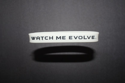 "Watch Me Evolve." 2 Wristbands package